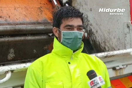 Testemunho de Manuel Santos, colaborador da Hidurbe na área da recolha de resíduos urbanos
